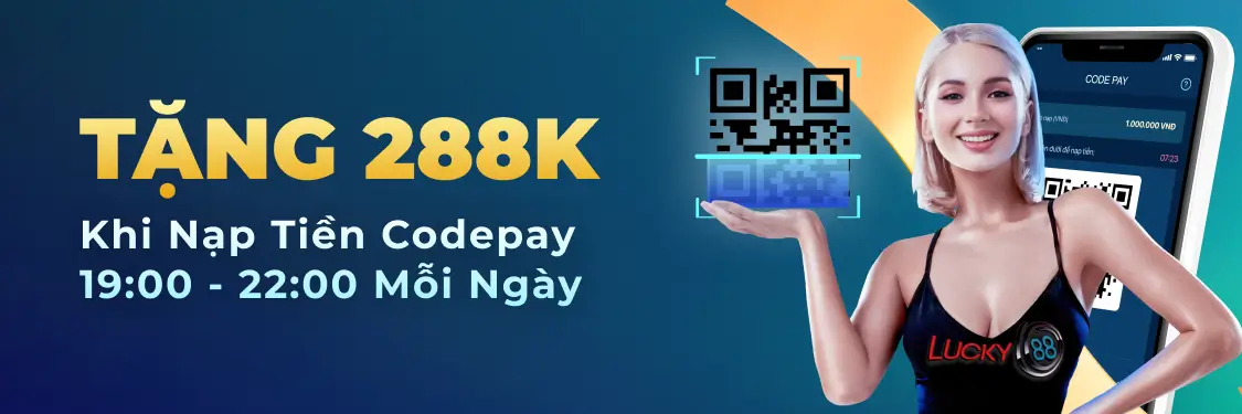 Tặng 288K khi nạp tiền Codepay